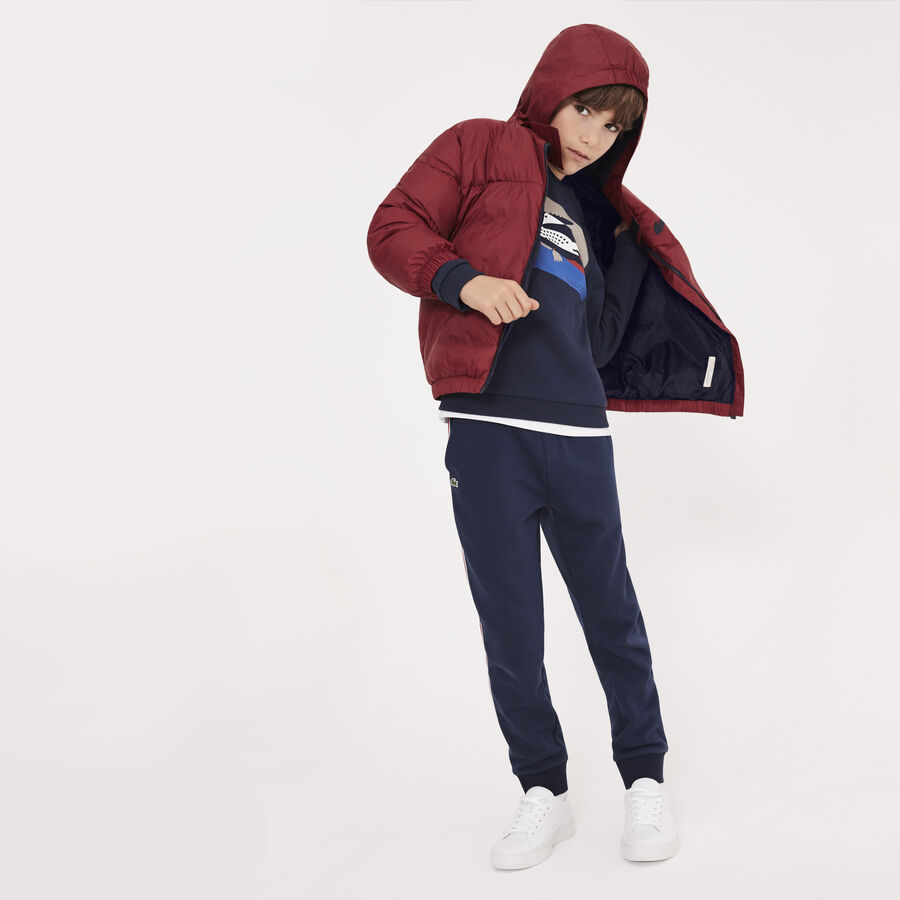 Doudoune matelassée Garçon avec capuche invisible