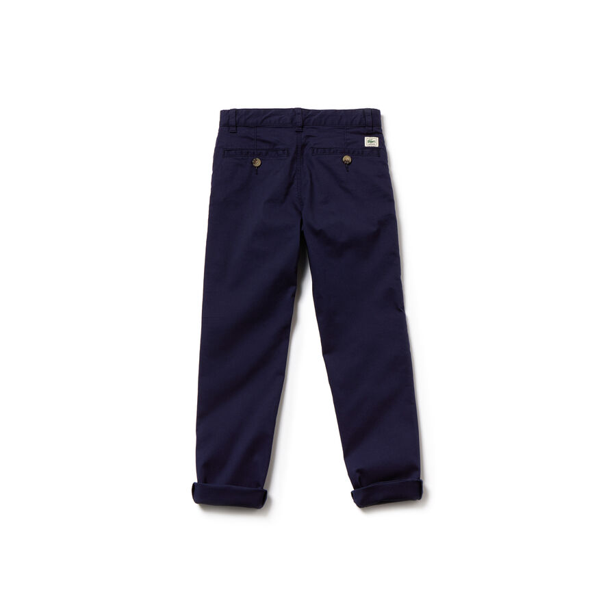 Kids Chino pants in colored cotton gabardine