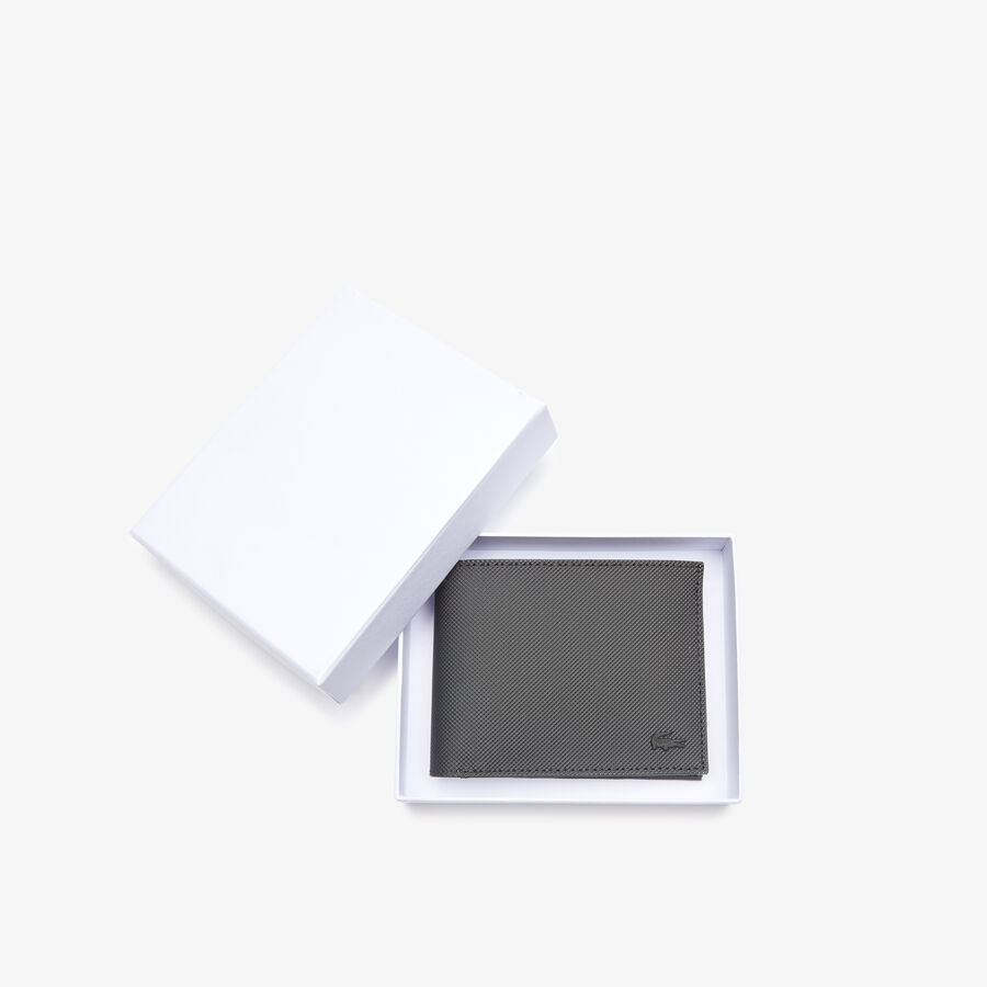 Portefeuille Men's Classic en petit piqué uni 6 cartes